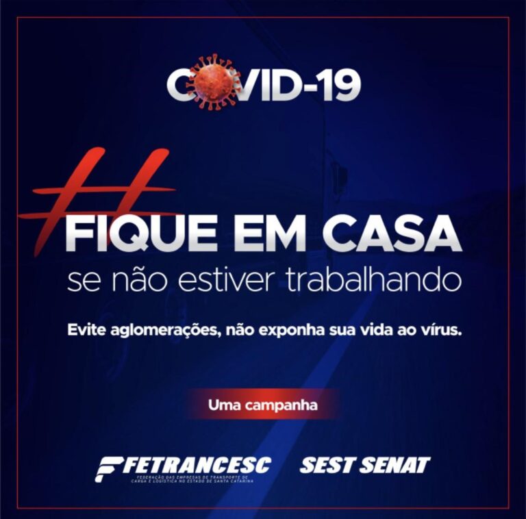 Sistema Fetrancesc e SEST SENAT/SC unidos pelo achatamento da curva de contágio da Covid-19