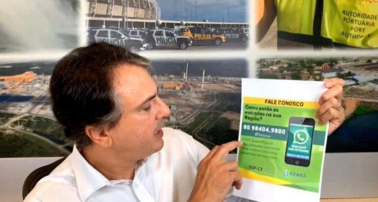 Denúncias de problemas em estradas do Ceará podem ser feitas via WhatsApp