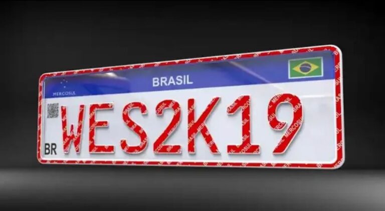 Projeto de lei determina inclusão de estado e município nas placas Mercosul