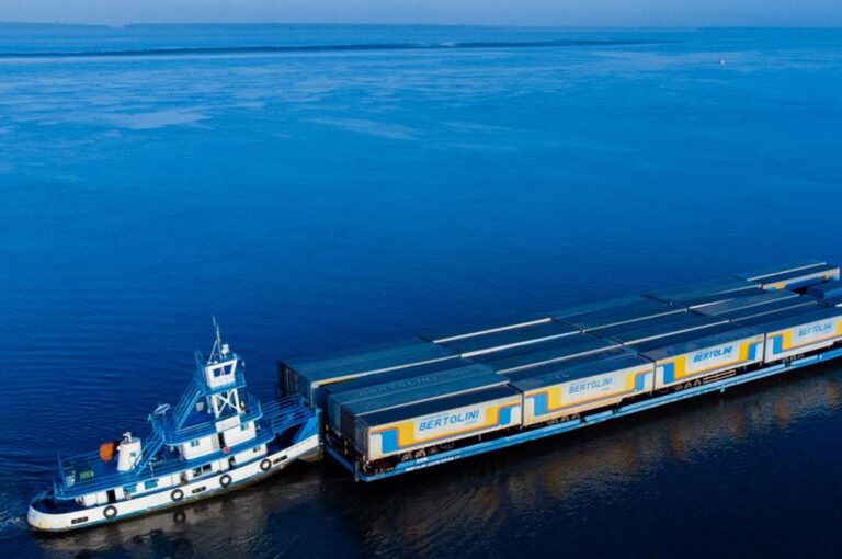 Brasil tem aumento no transporte de cargas por navegação, aponta estudo