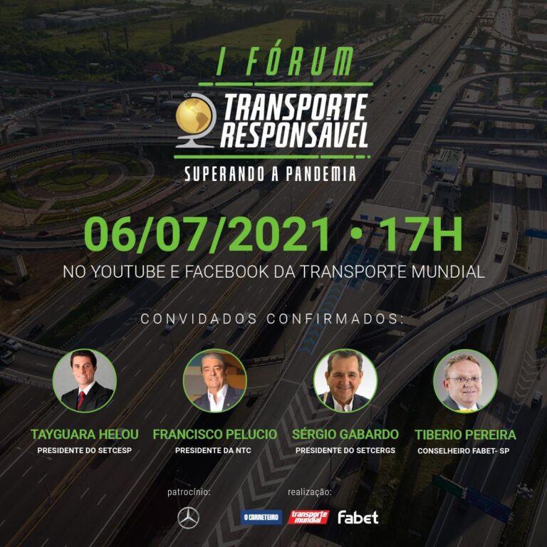 Presidente Francisco Pelucio participa hoje do 1º Fórum Transporte Responsável
