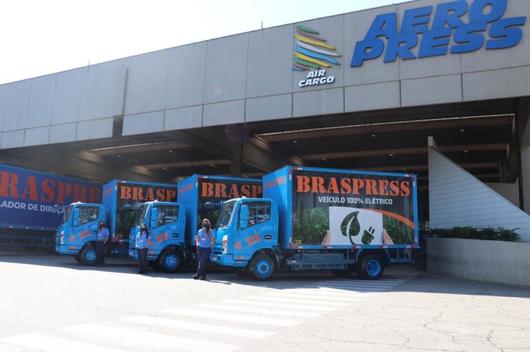 Braspress adquire veículos 100% elétricos
