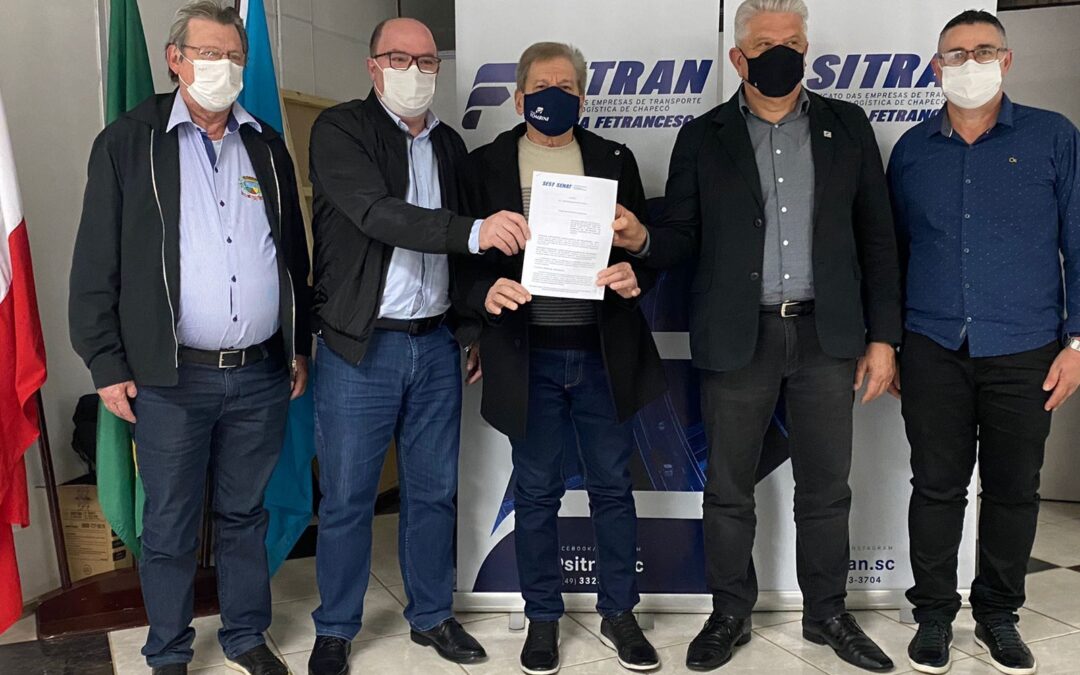 Em formato inédito no Brasil, Sitran e SEST SENAT firmam convênio para ampliar atendimentos em Palmitos/SC