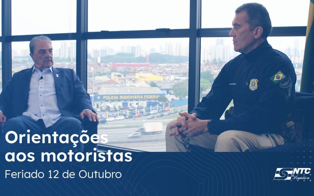 Superintendente da PRF comenta sobre as ações do feriado de 12 de outubro, em visita à NTC&Logística