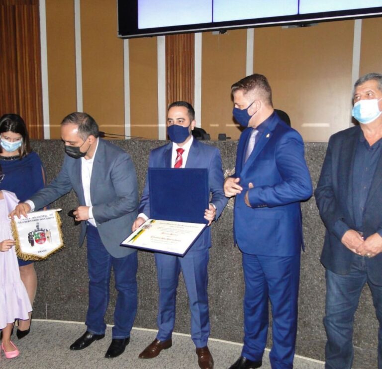 Vice-presidente de relações internacionais da NTC&Logística recebe Título de Cidadão São-Bernardense