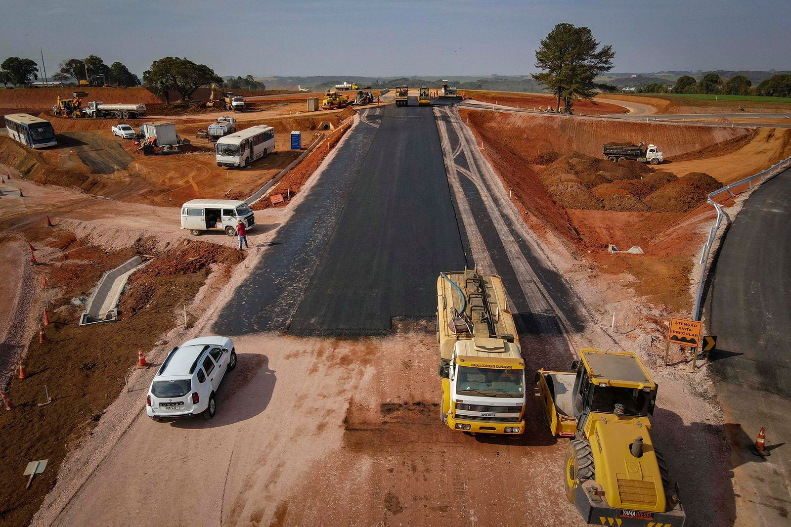 INFRAESTRUTURA III: Duplicação da BR-277 em Guarapuava desvia tráfego de  veículos para as marginais