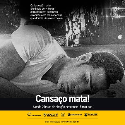 Cansaço mata: 20% dos acidentes acontecem com motoristas cansados e causam 30% das mortes