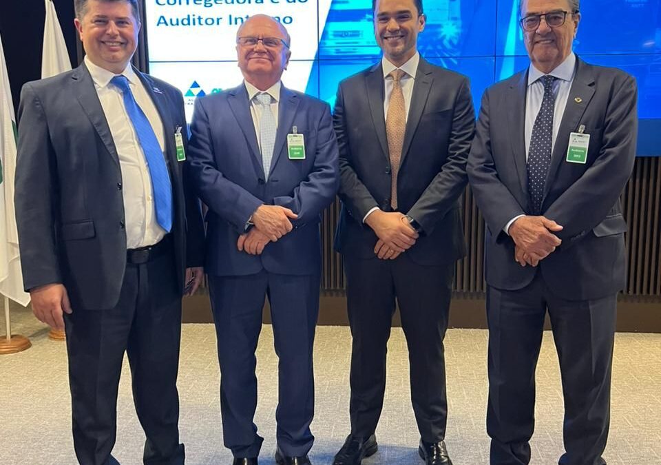 Presidente Francisco Pelucio participa em Brasília da apresentação do novo diretor da ANTT, Felipe Queiroz