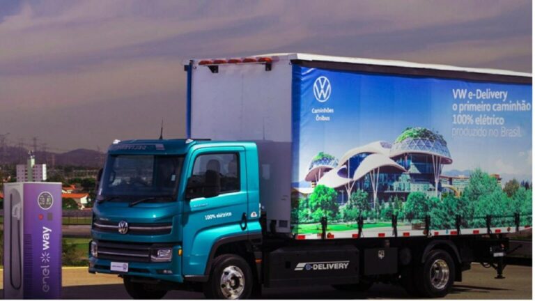 Venda de caminhões e ônibus elétricos e a gás reage; veja os números