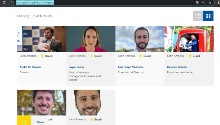 IRU destaca pela segunda vez a atuação da COMJOVEM por meio de seus integrantes em publicação