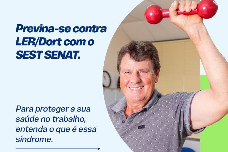 Ação digital do SEST SENAT buscar prevenir doenças relacionadas ao trabalho