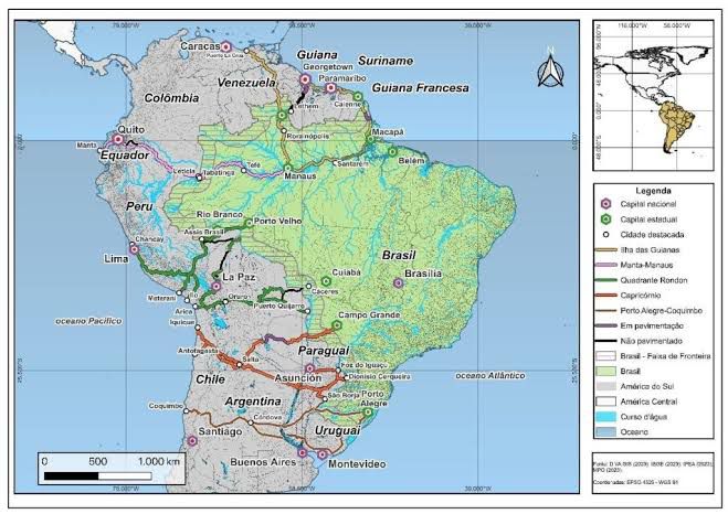 Governo promete rota ligando Atlântico e Pacífico até 2026 em plano de integração regional