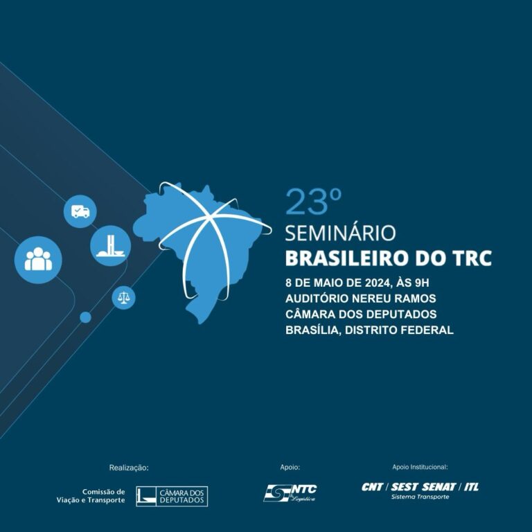 Último dia para participar da 23ª edição do Seminário Brasileiro do Transporte Rodoviário de Cargas