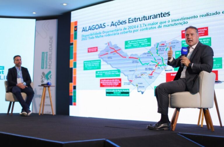 “Vamos fazer a Ponte de Penedo, o Arco Metropolitano de Maceió e concluir a BR-101/AL”, destaca Renan Filho em evento sobre mobilidade urbana
