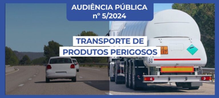 ANTT realiza audiência pública para aperfeiçoar regulamento para o transporte de produtos perigosos