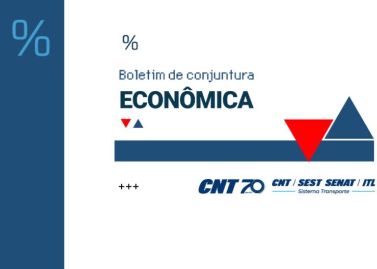 Boletim de Conjuntura Econômica da CNT destaca desempenho do volume de serviços no setor de transporte