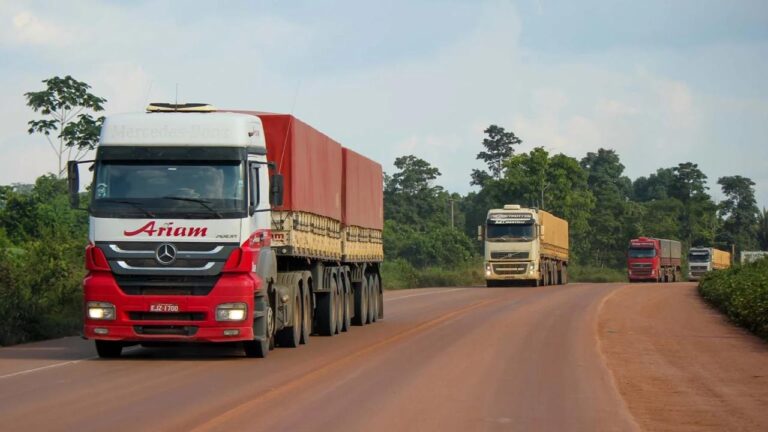 Exportação de soja está mais dependente de caminhões
