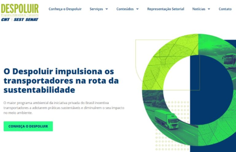 Despoluir lança novo site com foco em sustentabilidade no transporte