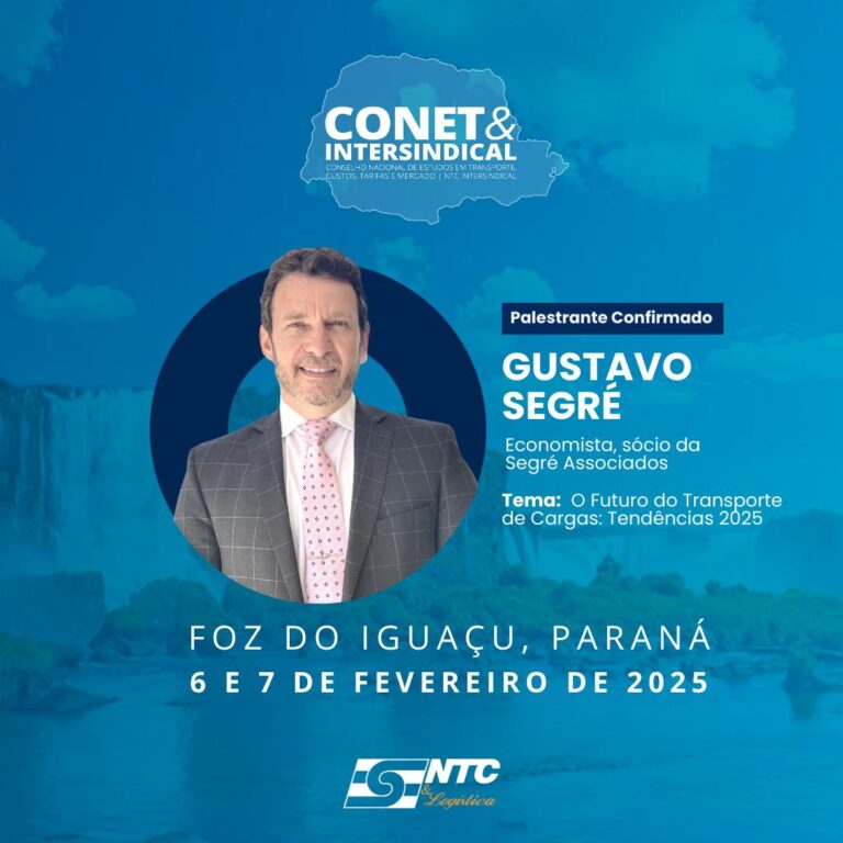 Primeira edição de 2025 do CONET&Intersindical confirma a participação do economista Gustavo Segré para abordar tendências de 2025 no TRC
