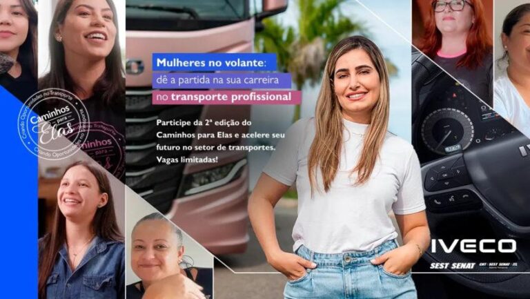 Iveco e SEST SENAT avançam com programa de inclusão feminina no transporte de cargas