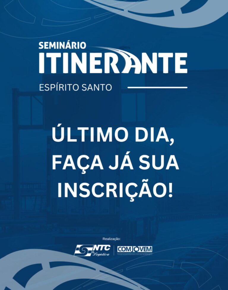 Último dia para se inscrever no Seminário Itinerante do Espírito Santo. Participe!