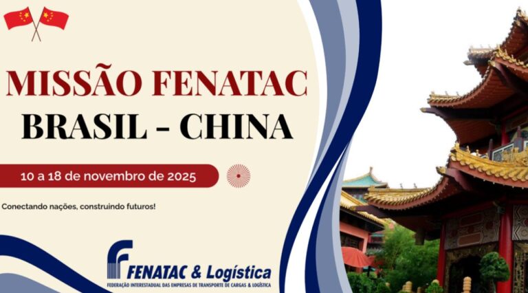 FENATAC realizará Missão Brasil-China: uma experiência de negócios inédita para o transporte de cargas