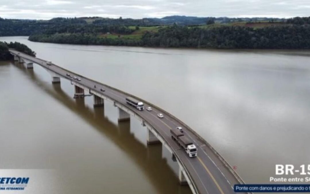 SETCOM solicita melhorias de segurança na ponte sobre o Rio Uruguai na BR-153 entre SC e RS