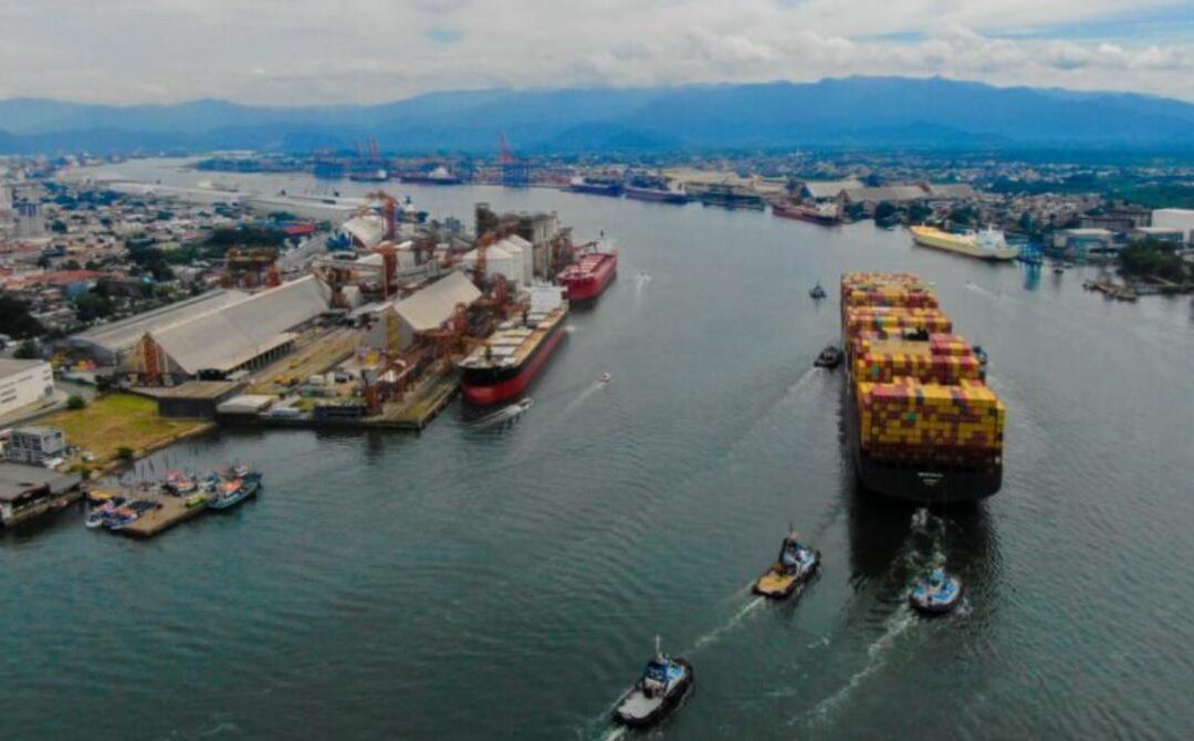 Porto de Santos tem redução de 0,9% na movimentação de carga no primeiro semestre