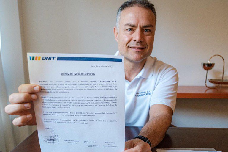 Renan Filho autoriza construção de nova ponte sobre o Rio Jequitinhonha, no sul da Bahia