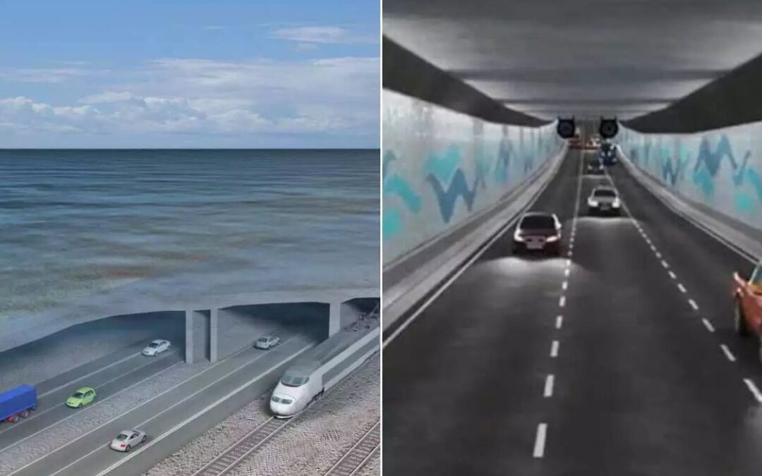 Europa constrói maior túnel imerso do mundo com a mesma técnica que será usada na ligação Santos-Guarujá