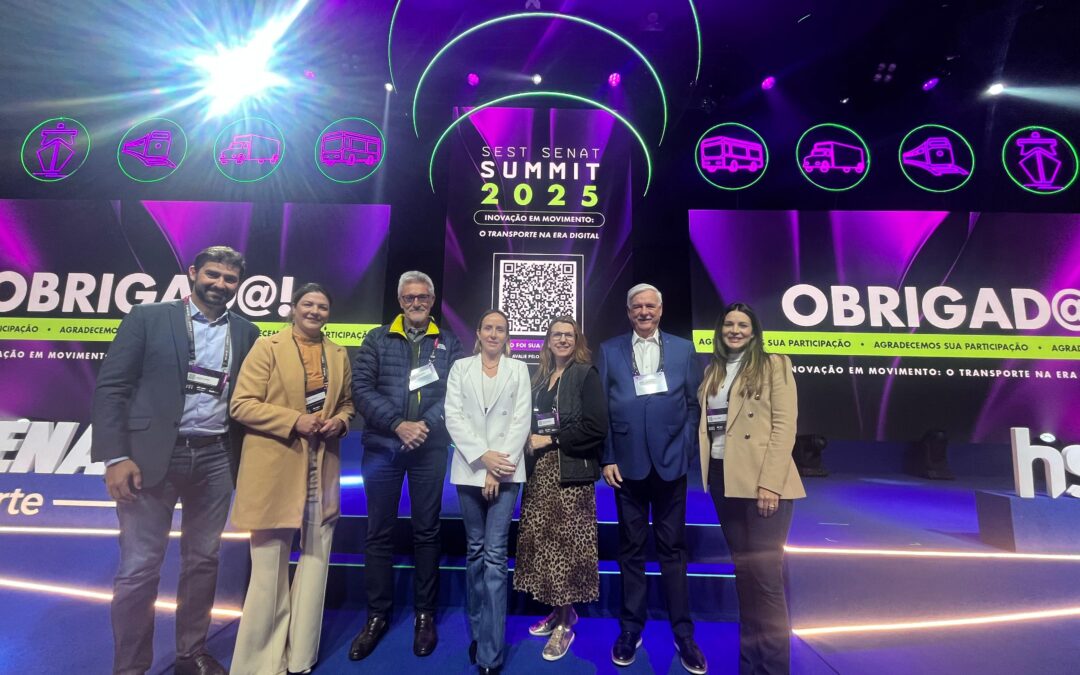 Presidente da NTC&Logística, Eduardo Rebuzzi, participa do SEST SENAT Summit 2025 em São Paulo