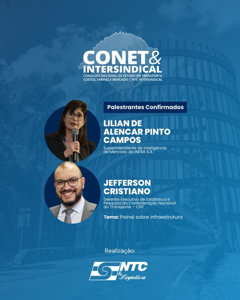 Infraestrutura nacional e os reflexos no Transporte Rodoviário de Cargas serão tema do CONET&Intersindical 2025