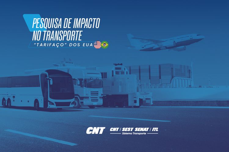 CNT realiza sondagem sobre impacto do “tarifaço” dos EUA no setor de transporte