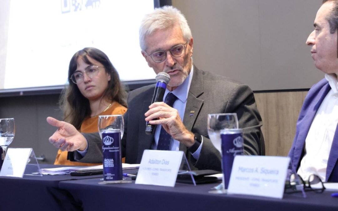Presidente da NTC&Logística, Eduardo Rebuzzi, participa do 1º Encontro Técnico sobre Seguro de Transportes promovido pela FenSeg, em São Paulo