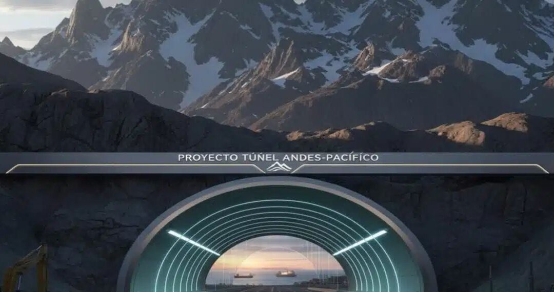 Projeto de novo túnel vai atravessar montanhas e promete abrir uma passagem ao Pacífico