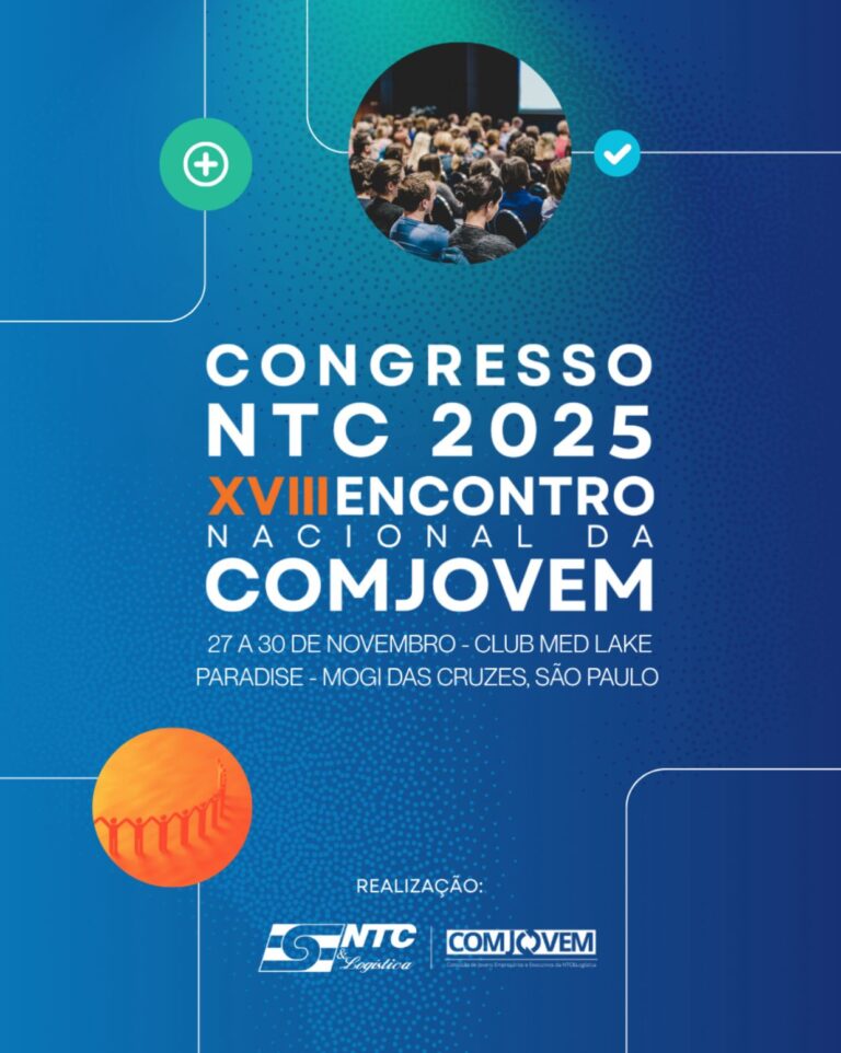 Últimas semanas para participar do Congresso NTC 2025 – XVIII Encontro Nacional da COMJOVEM 