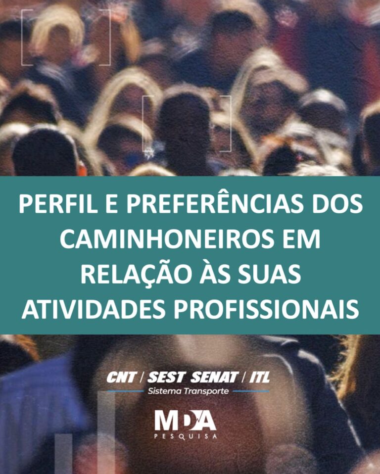 CNT divulga pesquisa exclusiva sobre o perfil e as preferências dos caminhoneiros brasileiros