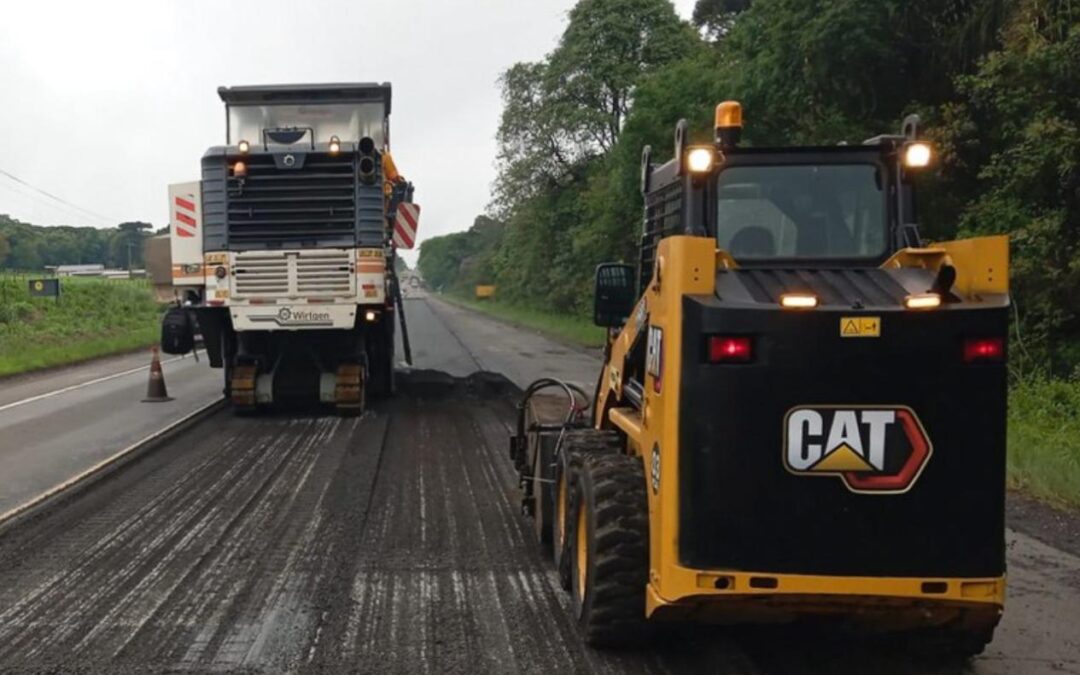 DNIT avança na restauração da BR-476/PR e garante mais fluidez e durabilidade à rodovia