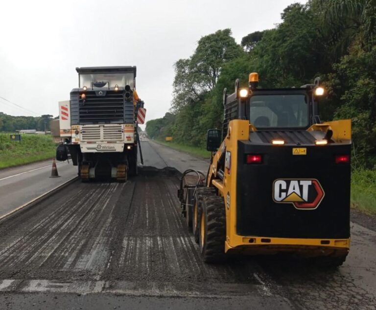 DNIT avança na restauração da BR-476/PR e garante mais fluidez e durabilidade à rodovia