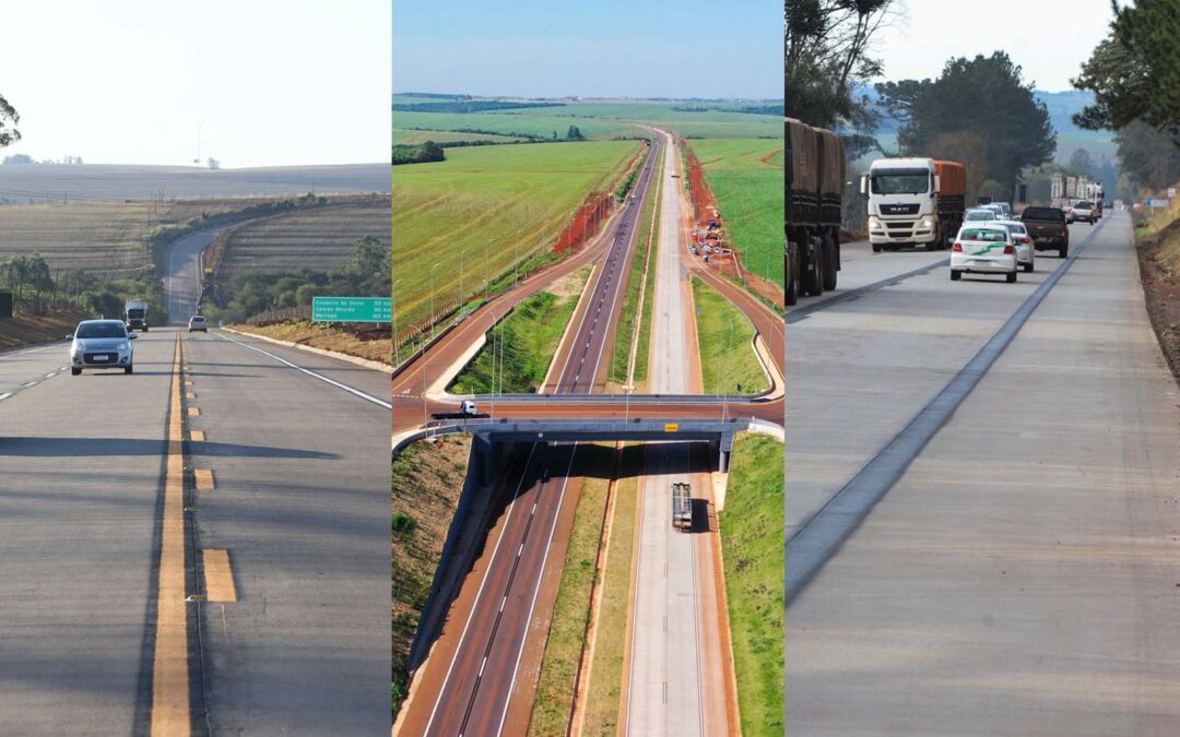 Com anúncio de novas obras, Paraná chega a 755 quilômetros de rodovias de concreto