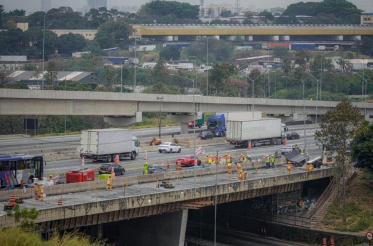 Via Dutra avança em modernização e segurança com obras estruturantes ao longo do eixo Rio–São Paulo