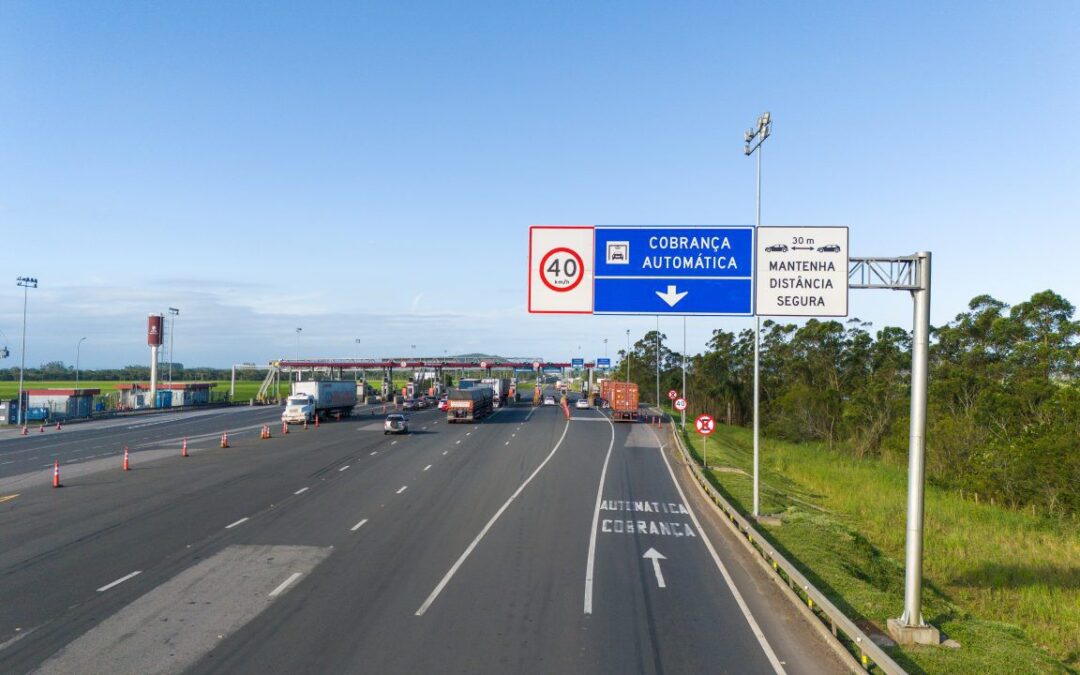 Pagamento automático em pedágio agiliza a viagem nas estradas
