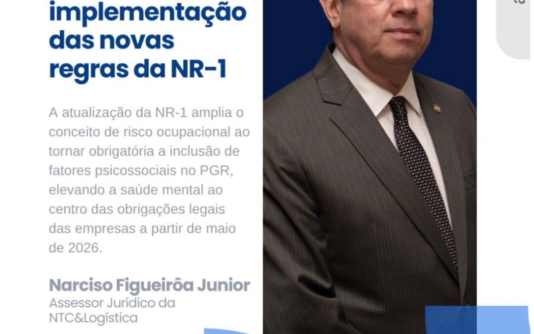 Artigo: Análise jurídica e diretrizes práticas para implementação das novas regras da NR-1