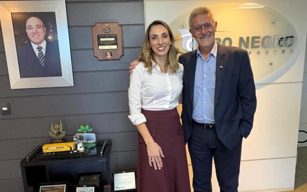 Em Criciúma (SC), Ouro Negro Transportes recebe Eduardo Rebuzzi, presidente da NTC&Logística