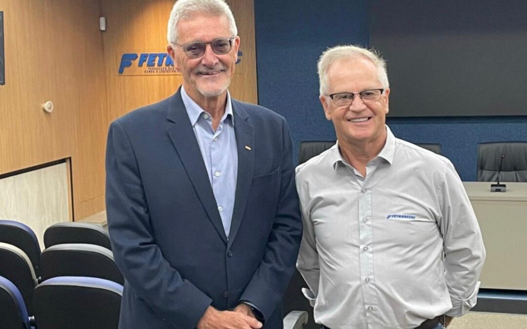 Presidente da NTC&Logística, Eduardo Rebuzzi, realiza visita institucional à FETRANCESC em Florianópolis