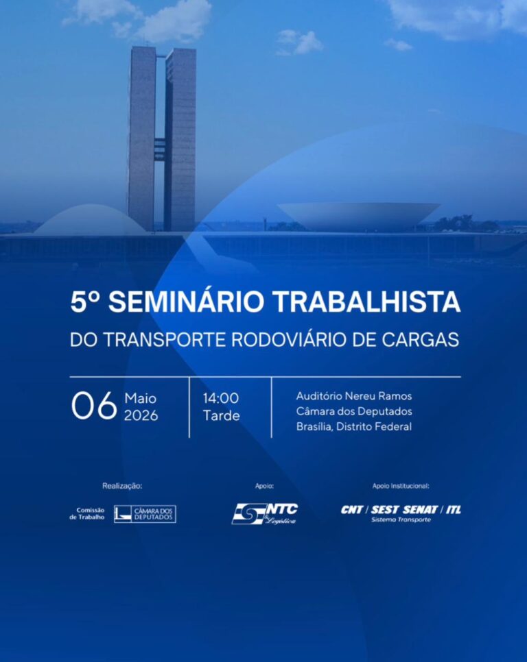 5º Seminário Trabalhista do TRC 2026 destacará impactos da tecnologia e da jornada de trabalho no setor. Participe!