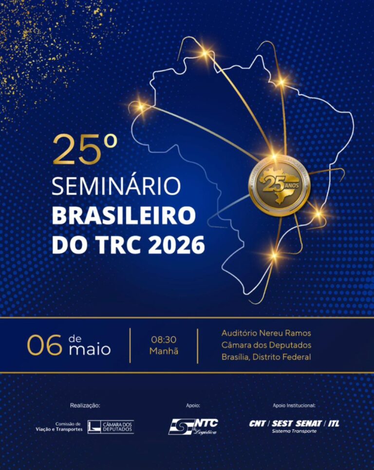 Últimas semanas para se inscrever na 25ª edição do Seminário Brasileiro do Transporte Rodoviário de Cargas 