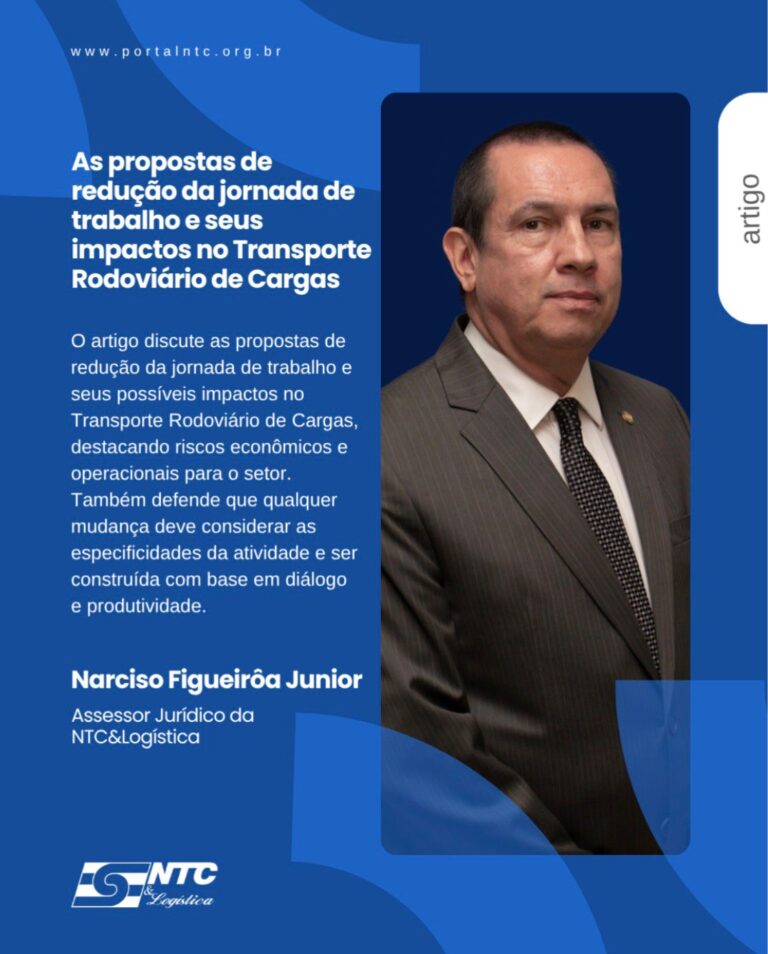 Artigo: As propostas de redução da jornada de trabalho e seus impactos no Transporte Rodoviário de Cargas