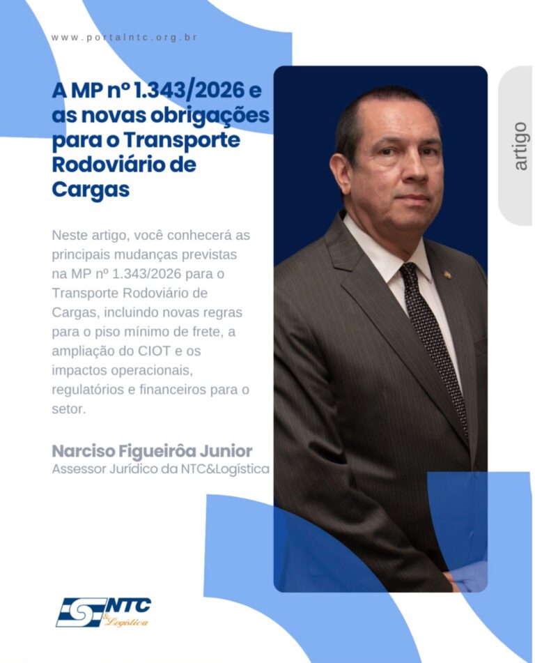 Artigo: A MP nº 1.343/2026 e as novas obrigações para o Transporte Rodoviário de Cargas