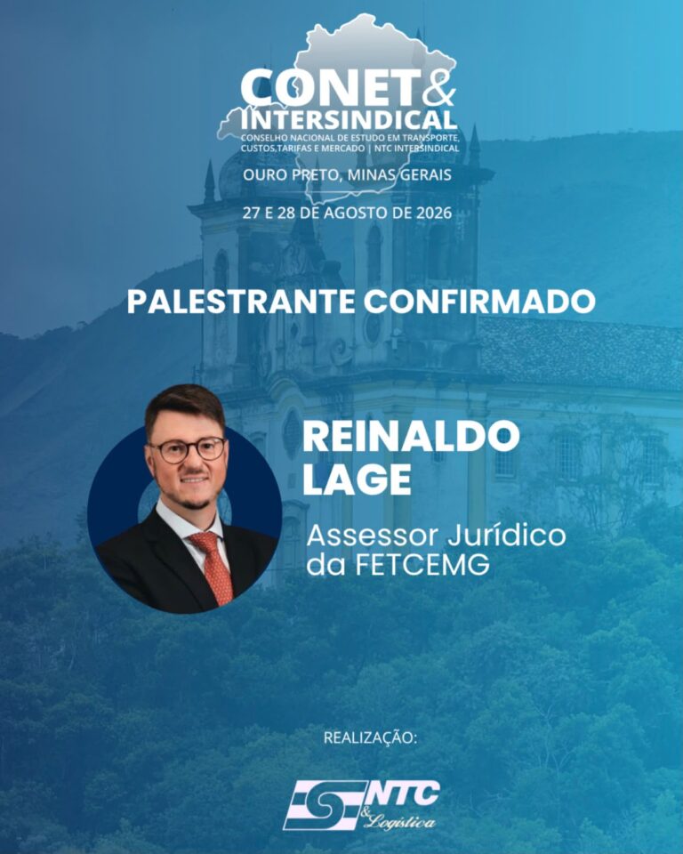Reforma Tributária e seus impactos para o TRC serão tema da palestra de Reinaldo Lage no CONET&Intersindical 2026 em Ouro Preto (MG)
